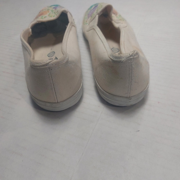 Women's Floral Design Slip-on Sneakers Size 10 - Picture 10 of 10